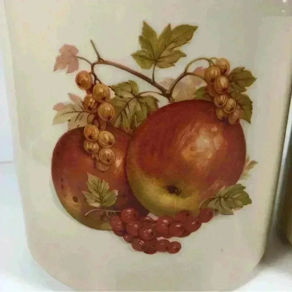 Set of 2 vintage  McCoy pottery ceramic kitchen canisters - Picture 2 of 9